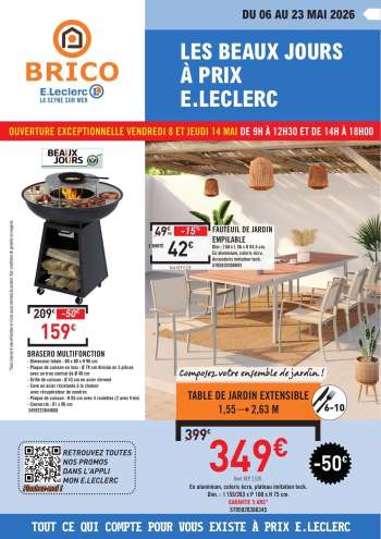 Catalogue E.Leclerc - 06/05/2026 - 23/05/2026.