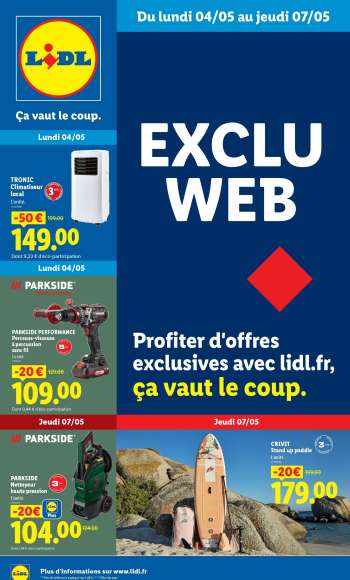 thumbnail - Catalogue Lidl - Les Exclu Web de la semaine