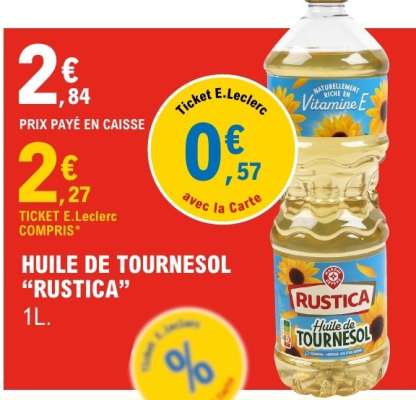 Huile de Tournesol “Rustica”