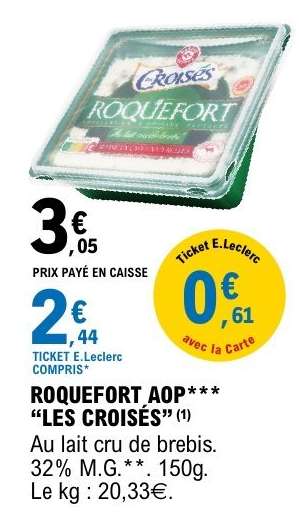 Roquefort AOP 'Les Croisés'