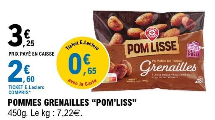 POMMES GRENAILLES “POM’LISS”