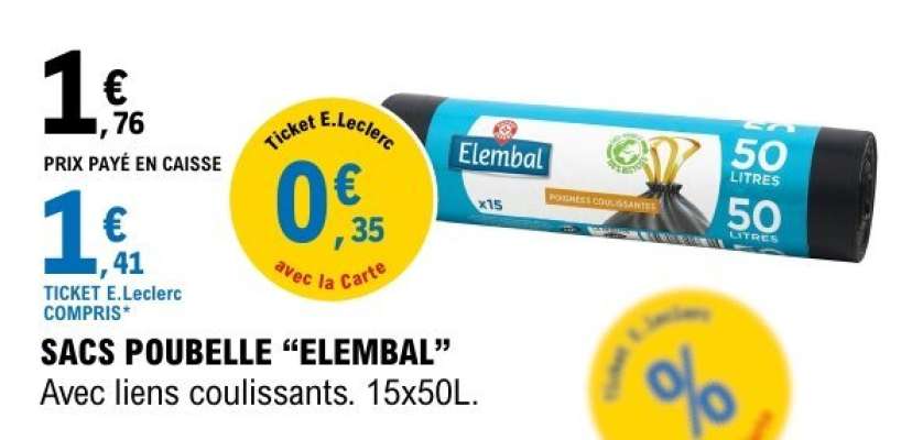 SACS POUBELLE “ELEMBAL”