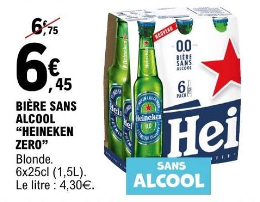 BIÈRE SANS ALCOOL “HEINEKEN ZERO”