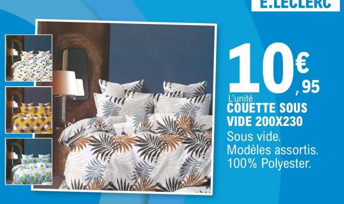 COUETTE SOUS VIDE 200X230