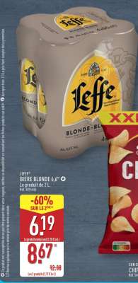 LEFFE BIÈRE BLONDE 6,6°