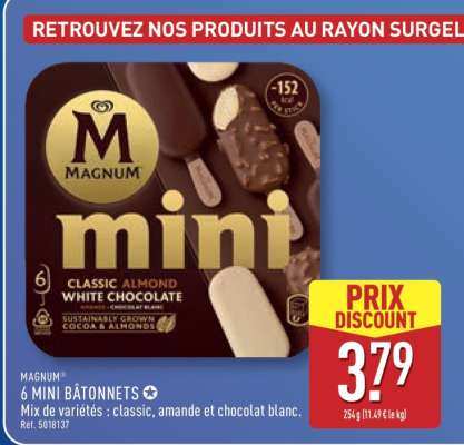 Magnum 6 Mini Bâtonnets
