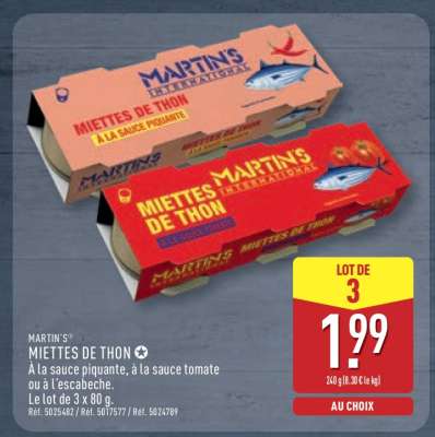 Miettes de Thon