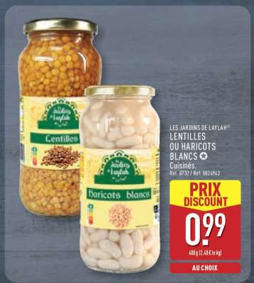 LES JARDINS DE LAYLAH Lentilles ou Haricots Blancs