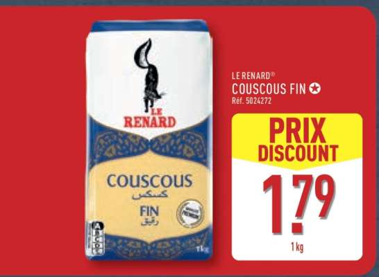 LE RENARD Couscous fin