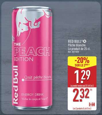 RED BULL® Pêche blanche