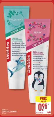 Dentitex Dentifrice Enfant