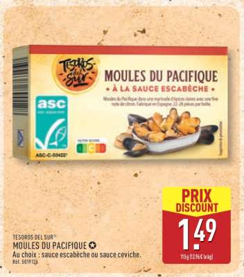 Moules du Pacifique