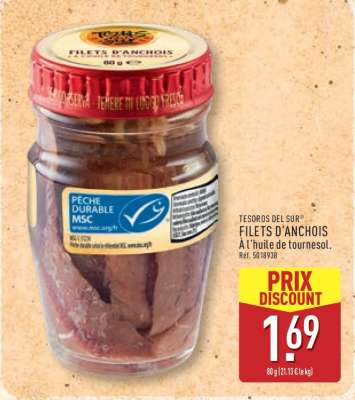 TESOROS DEL SUR FILETS D'ANCHOIS