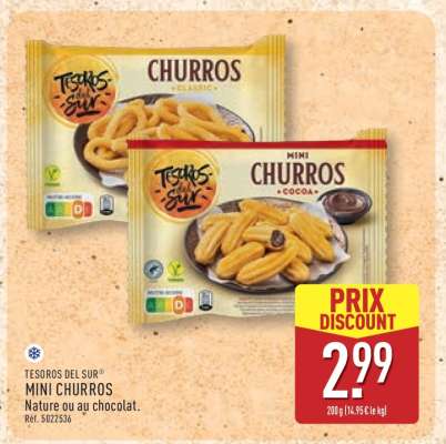 TESOROS DEL SUR® MINI CHURROS