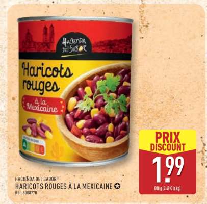 HARICOTS ROUGES À LA MEXICAINE