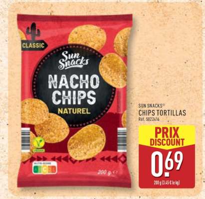 SUN SNACKS® CHIPS TORTILLAS
