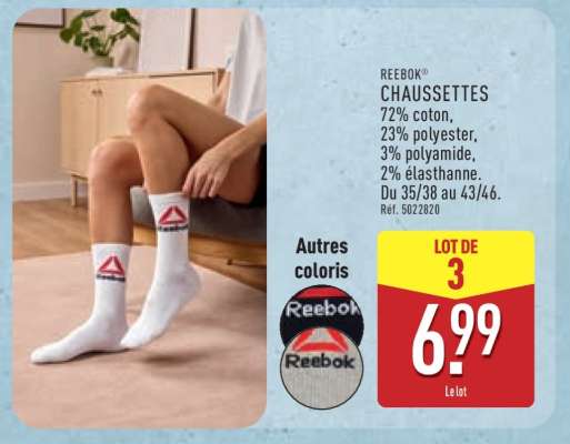 REEBOK® CHAUSSETTES