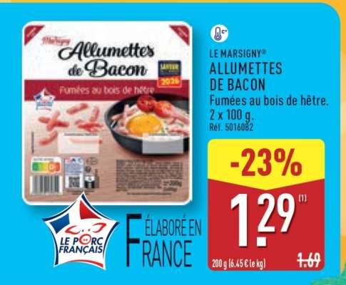 LE MARSIGNY® ALLUMETTES DE BACON