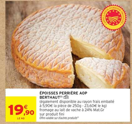 Époisses Perrière AOP Berthaut