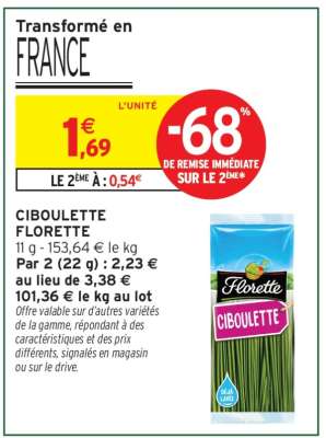 CIBOULETTE FLORETTE