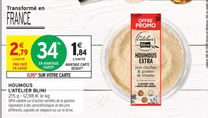 HOUMOUS L'ATELIER BLINI
