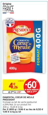 Emmental cœur de meule