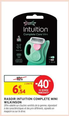 RASOIR INTUITION COMPLETE MINI WILKINSON