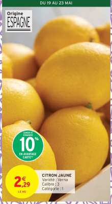 CITRON JAUNE