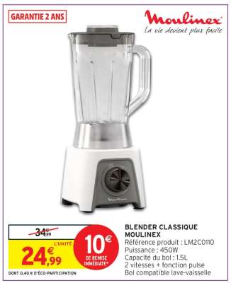 BLENDER CLASSIQUE MOULINEX