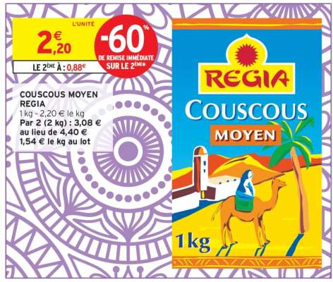 COUSCOUS MOYEN REGIA