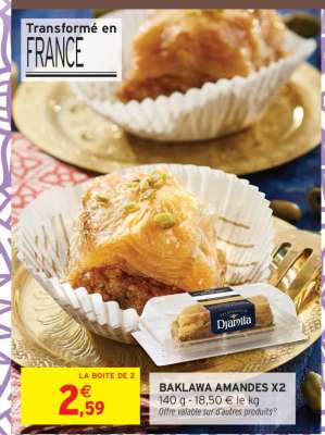 BAKLAWA AMANDES X2