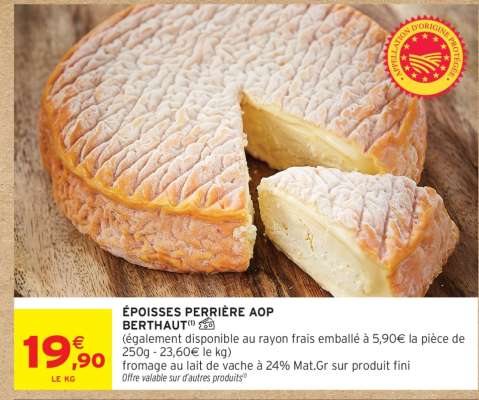Époisses Perrière AOP Berthaut