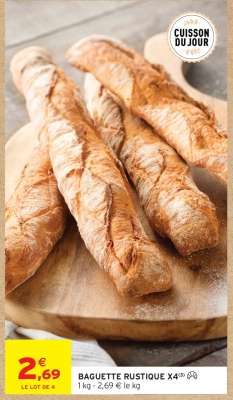 BAGUETTE RUSTIQUE X4