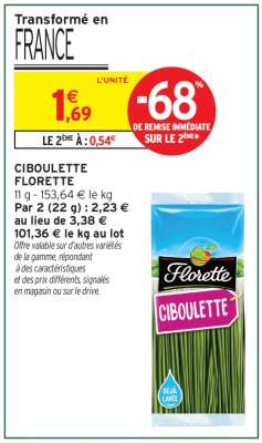 CIBOULETTE FLORETTE