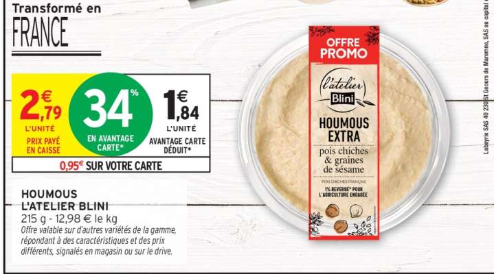 HOUMOUS L'ATELIER BLINI