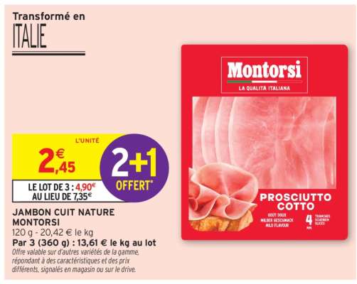 Montorsi Prosciutto Cotto