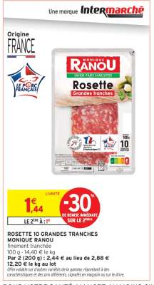 Rosette 10 Grandes Tranches
