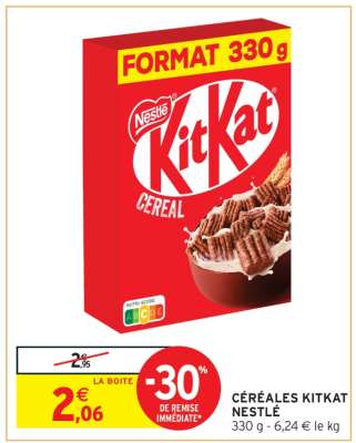Céréales Kitkat Nestlé
