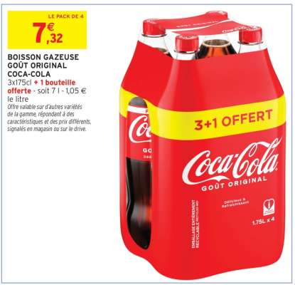 BOISSON GAZEUSE GOÛT ORIGINAL COCA-COLA