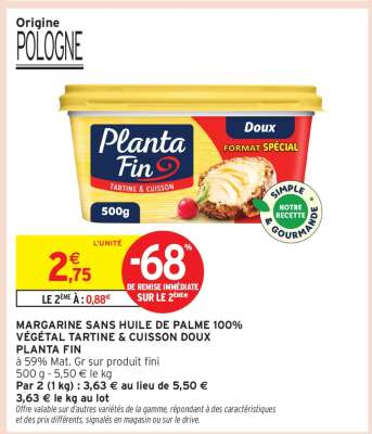 Planta fin doux
