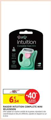 RASOIR INTUITION COMPLETE MINI WILKINSON