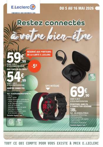 Catalogue E.Leclerc - 05/05/2026 - 16/05/2026.