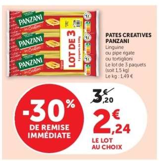 PATES CREATIVES PANZANI