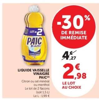 LIQUIDE VAISSELLE VINAIGRE PAIC
