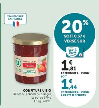 CONFITURE U BIO