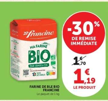 Farine De Blé Bio Francine