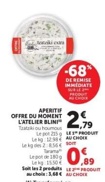 Tzatziki ou houmous