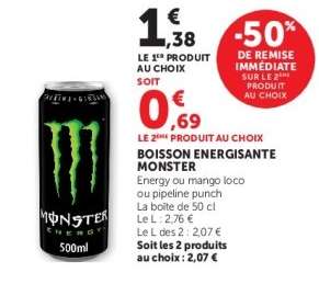 Boisson Energissante Monster