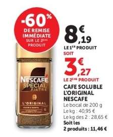 Café Soluble L'Original Nescafé