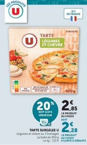 TARTE SURGELEE U